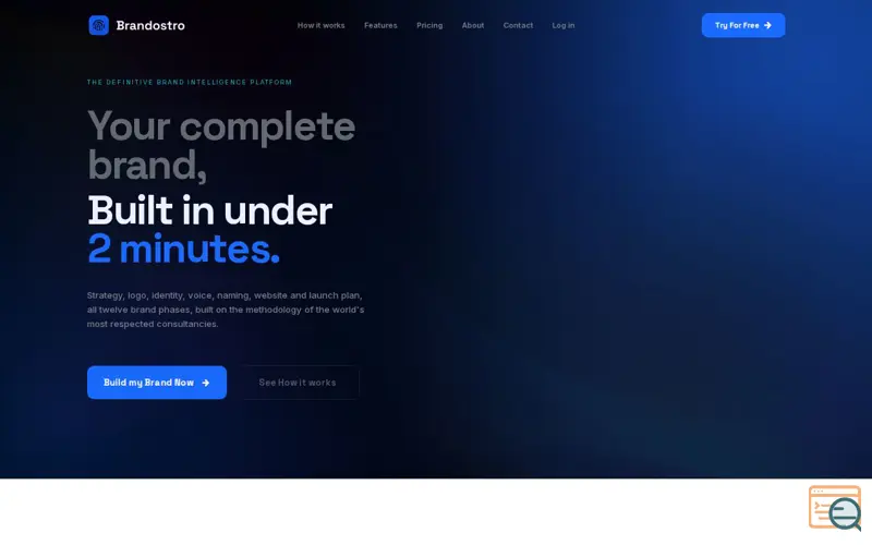 Screenshot of Brandostro