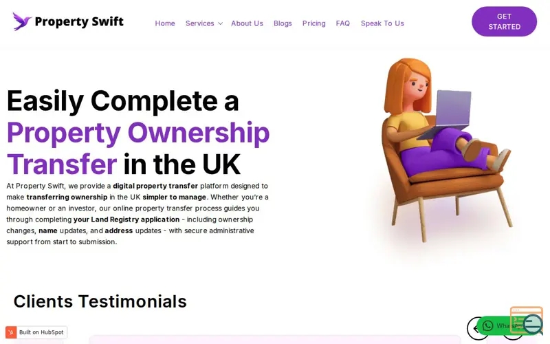 Screenshot of Property Swift