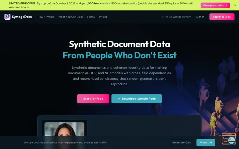 Screenshot of SymageDocs