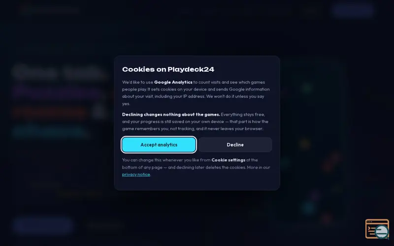 Screenshot of Playdeck24