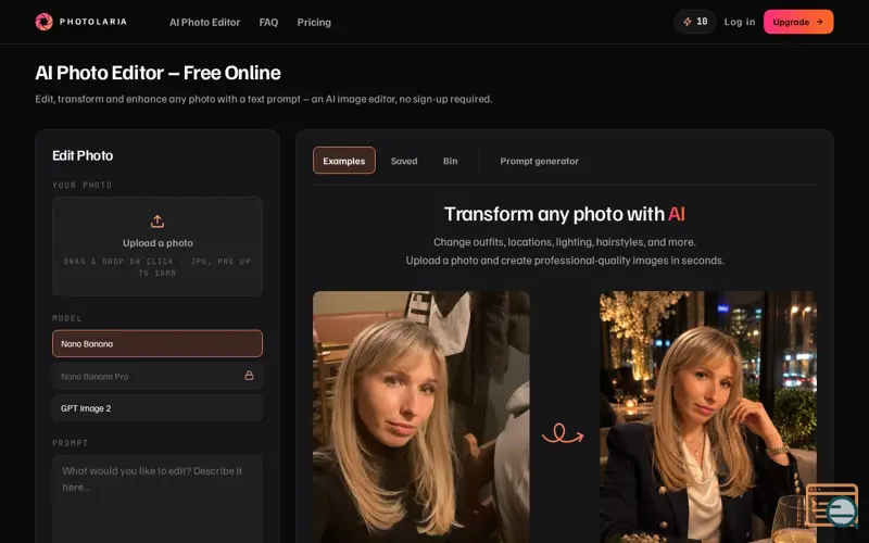 Screenshot of Photolaria