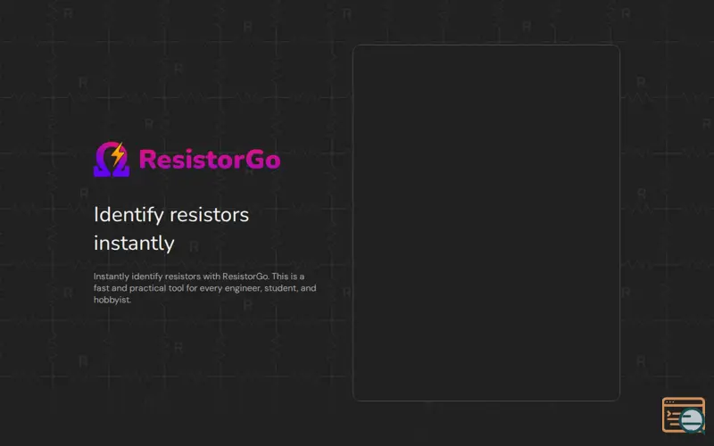 Screenshot of ResistorGo
