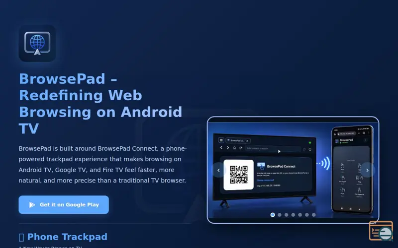 Screenshot of BrowsePad