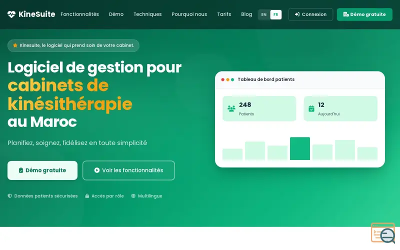 Screenshot of KineSuite