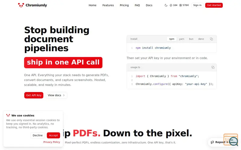 Screenshot of Chromiumly
