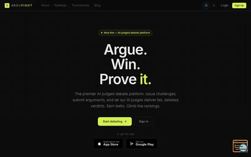 Screenshot of ArguFight