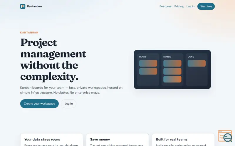 Screenshot of Kantanban