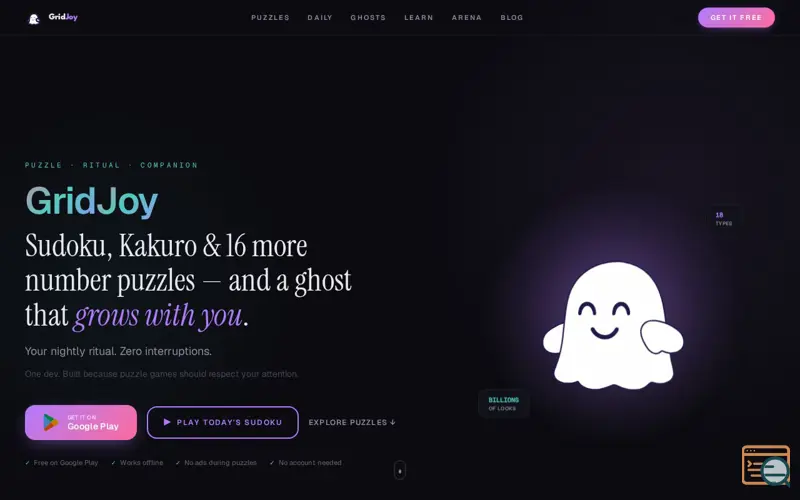 Screenshot of GridJoy
