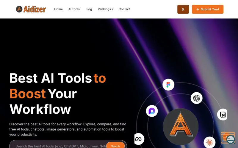 Screenshot of Aidizer