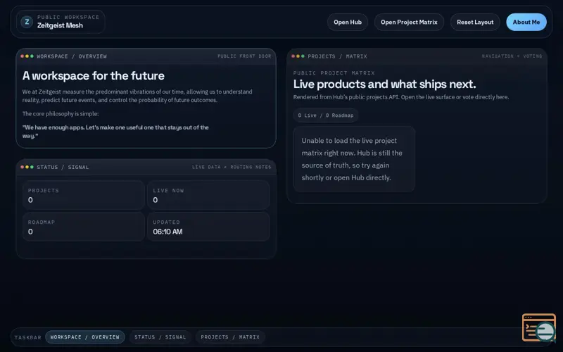 Screenshot of Zeitgeist Gather