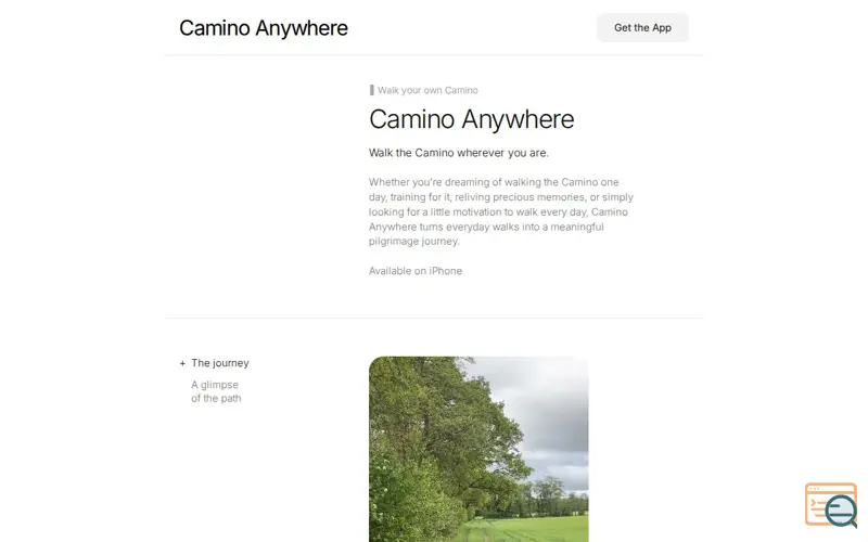Screenshot of Camino Anywhere