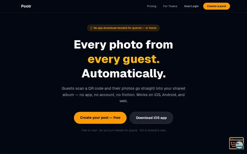 Screenshot of Poolr