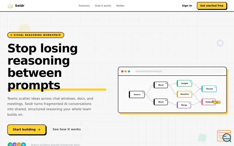 Screenshot of Seidr