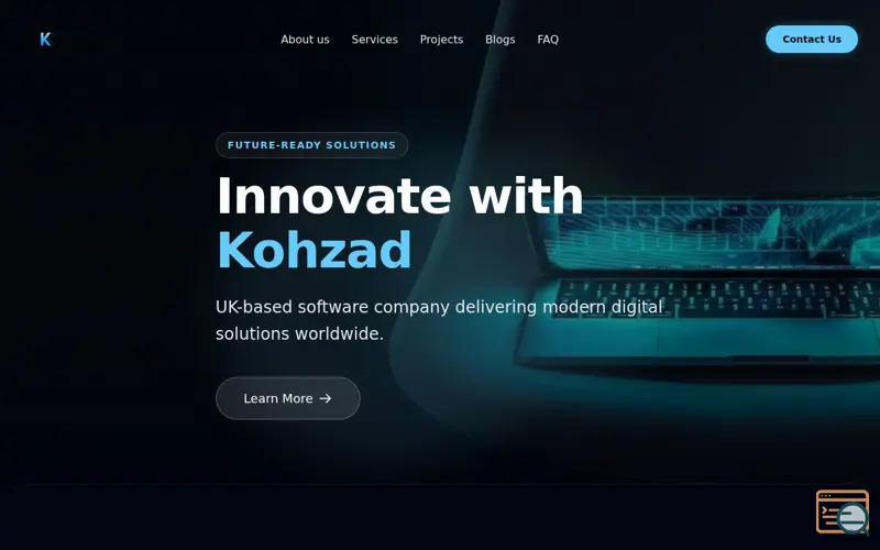 Screenshot of Kohzad Tech