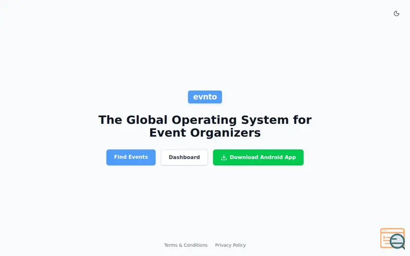 Screenshot of Evnto