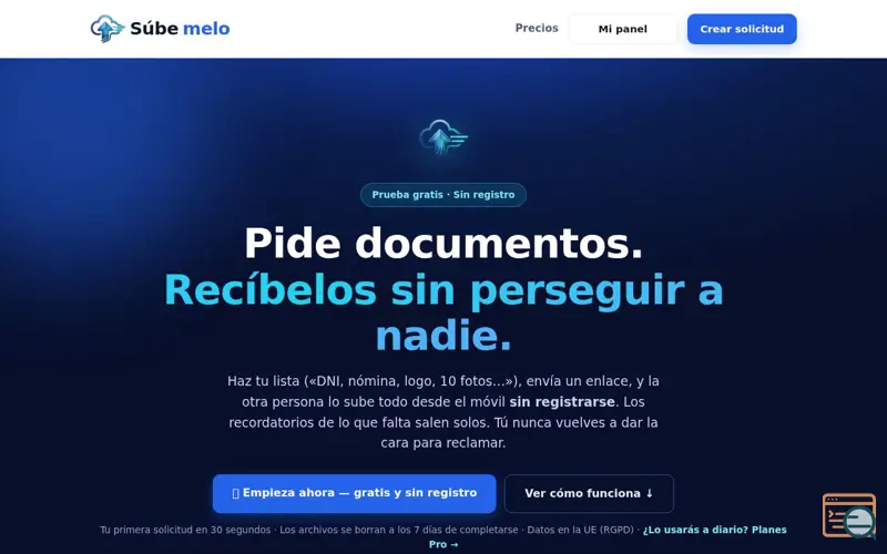 Screenshot of Súbemelo