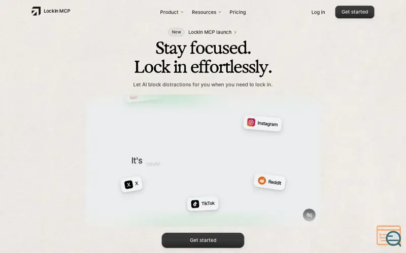 Screenshot of Lockin