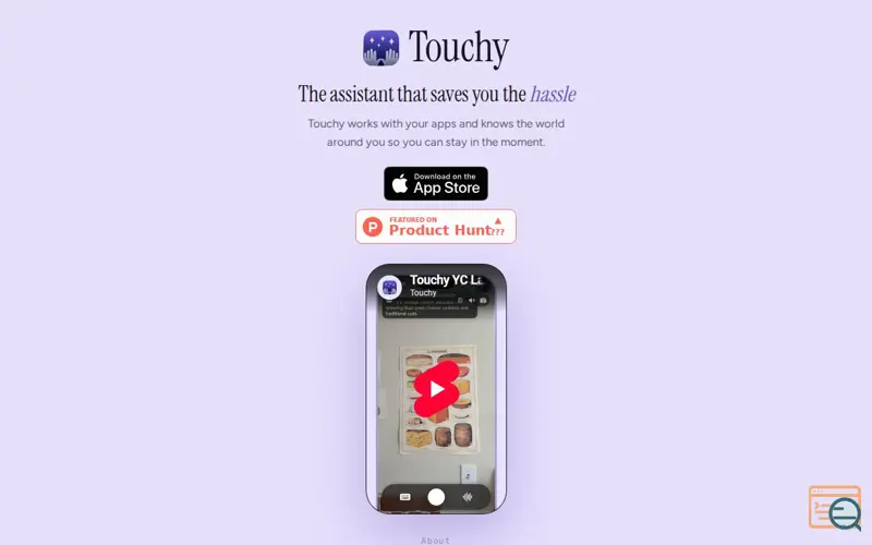 Screenshot of Touchy