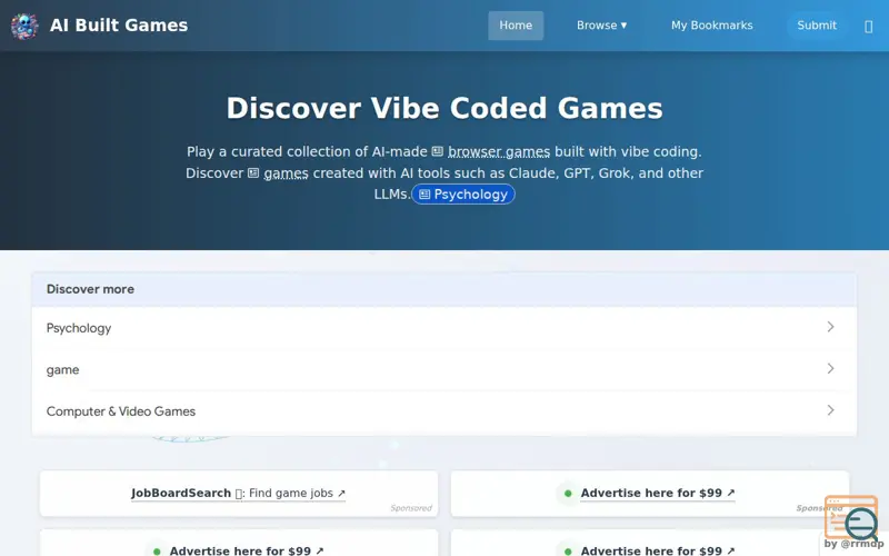 Screenshot of Aibuiltgames