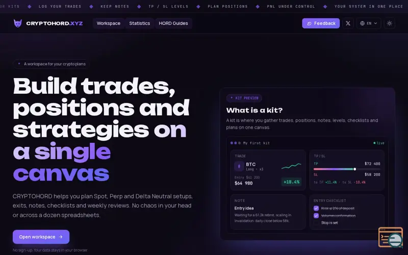 Screenshot of CRYPTOHORD.XYZ