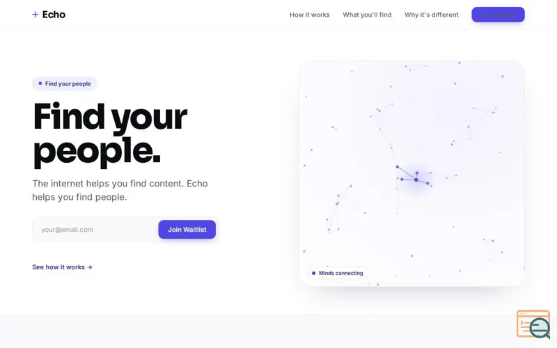 Screenshot of Echo