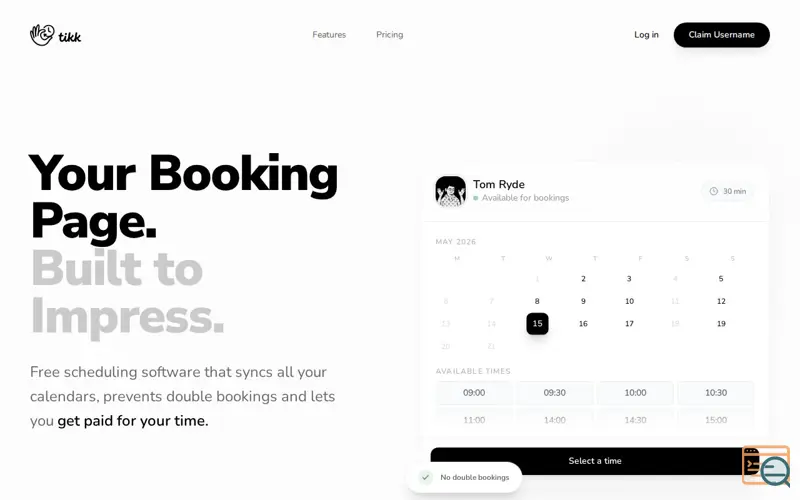 Screenshot of Tikk, a launch using KEDA