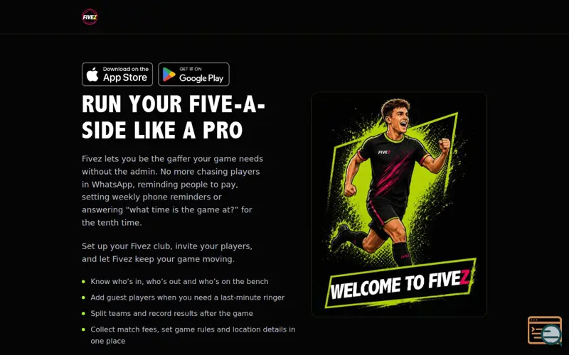 Screenshot of Fivez
