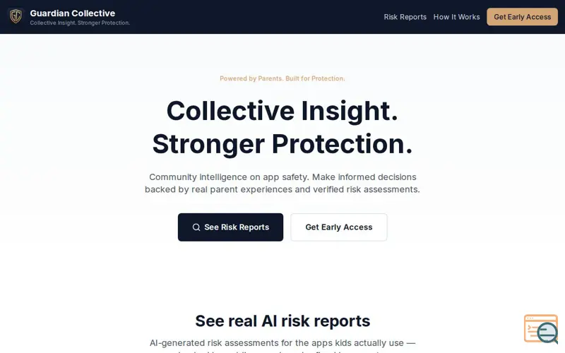 Screenshot of Guardian Collective