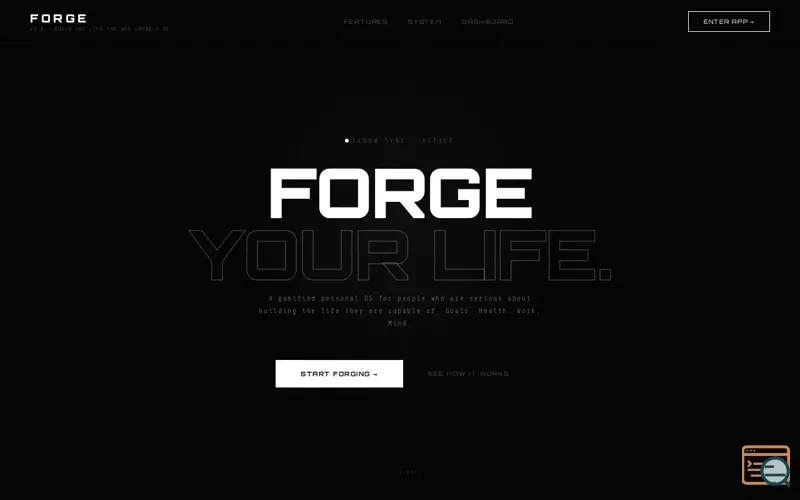 Screenshot of FORGE