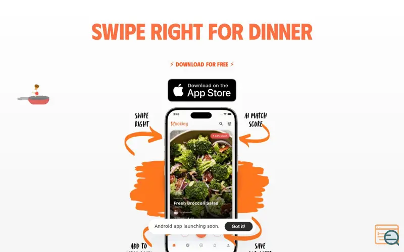 Screenshot of Kooking