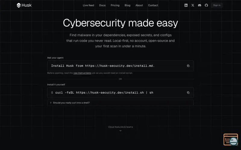 Screenshot of Husk