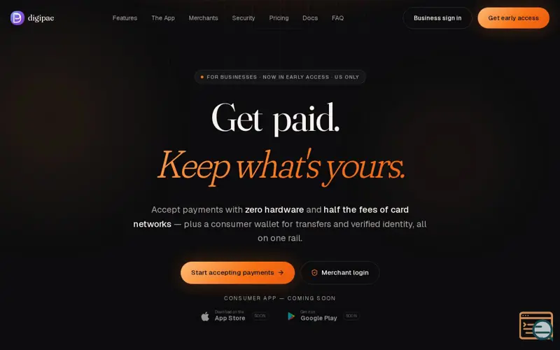Screenshot of Digipae