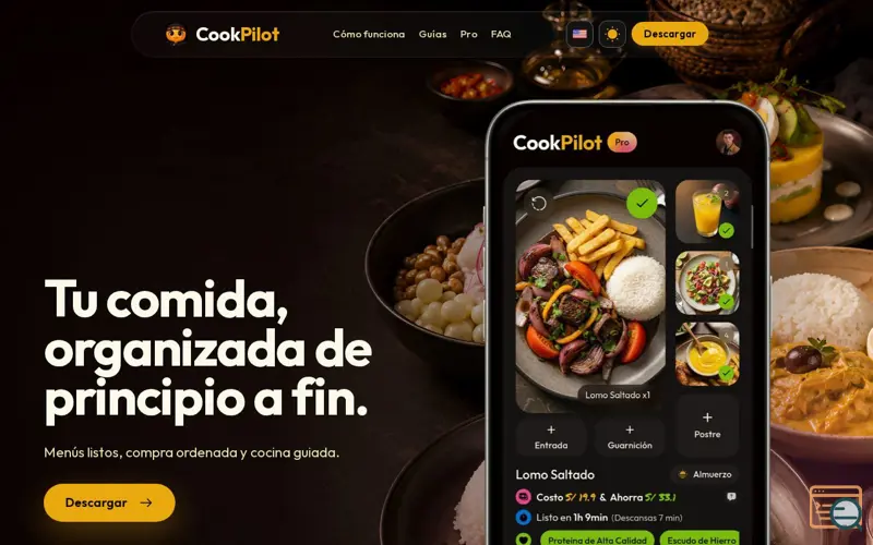Screenshot of CookPilot