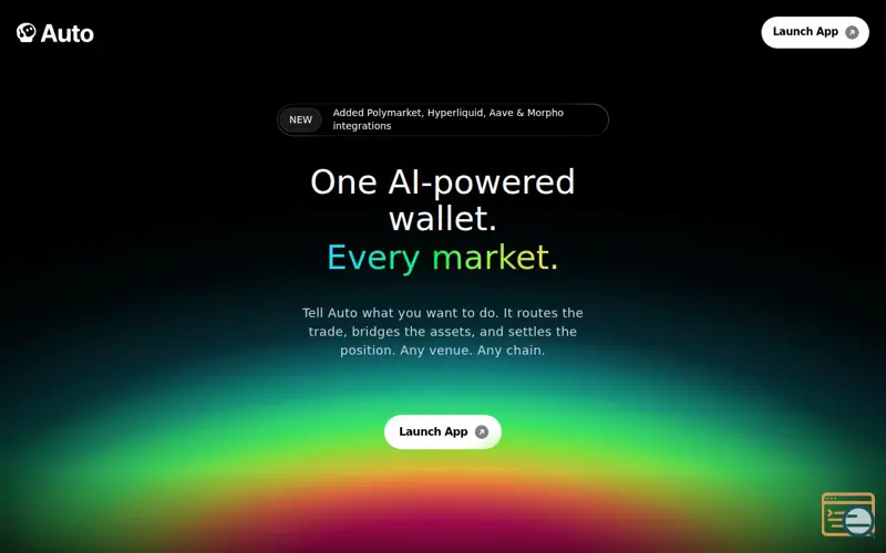 Screenshot of Auto, a launch using Warpcast