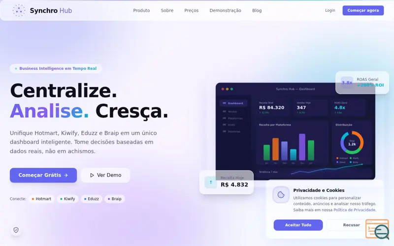 Screenshot of Synchro Hub 