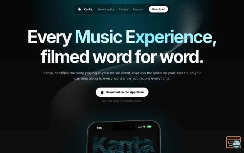 Screenshot of Kanta: Live Lyrics on Camera