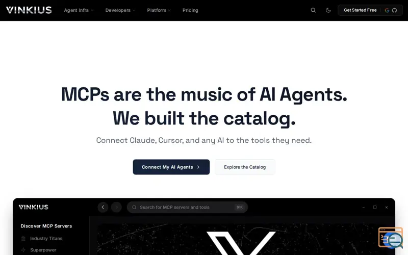 Screenshot of Vinkius