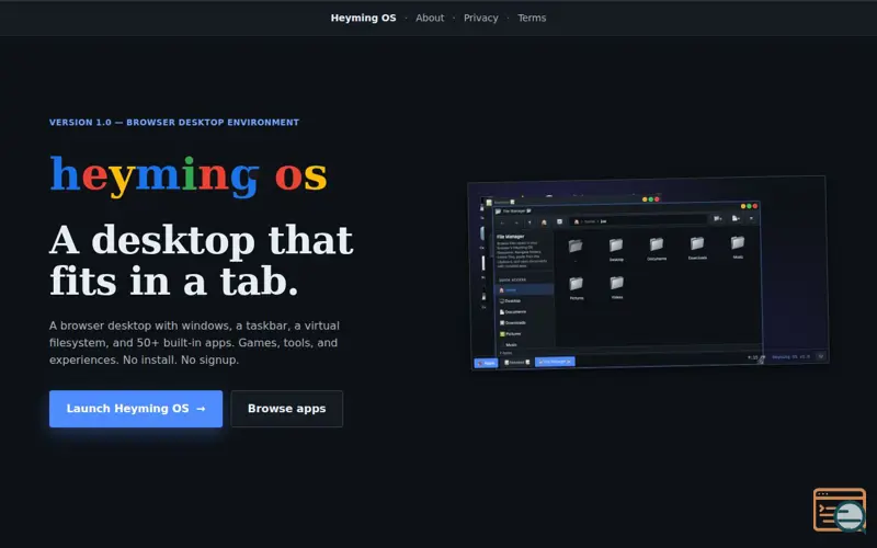 Screenshot of Joeheyming