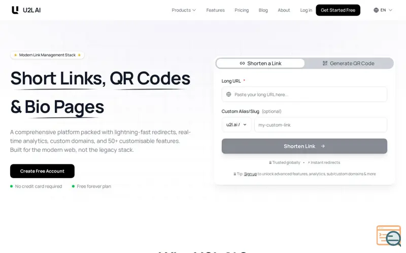 Screenshot of U2L AI, a launch using WeLikeTools