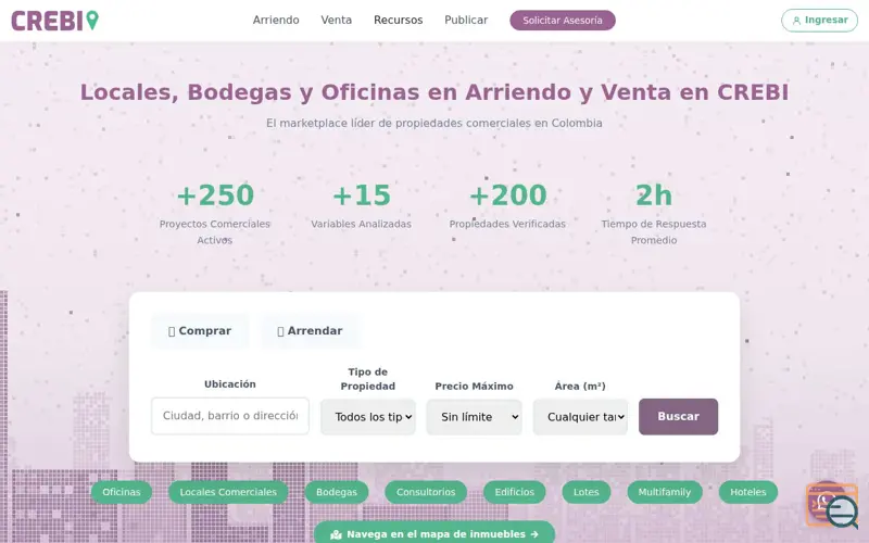 Screenshot of CREBI