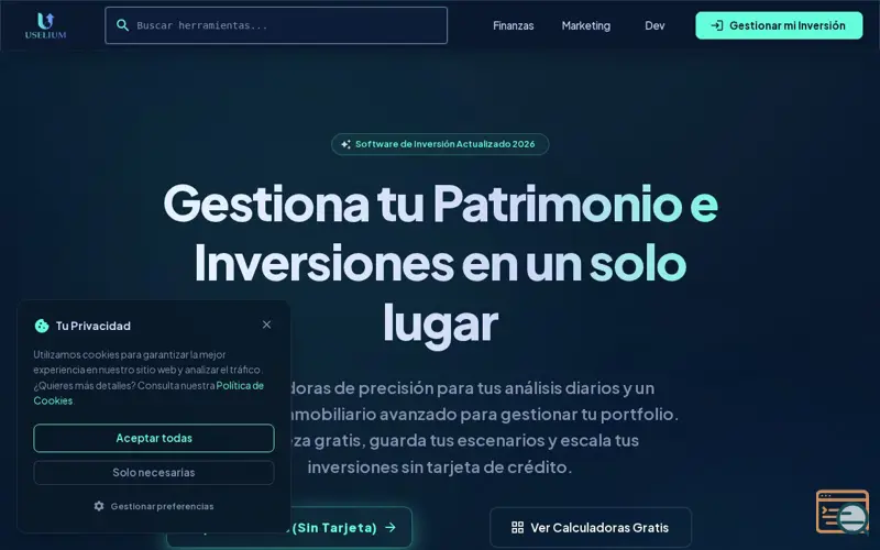 Screenshot of USELIUM