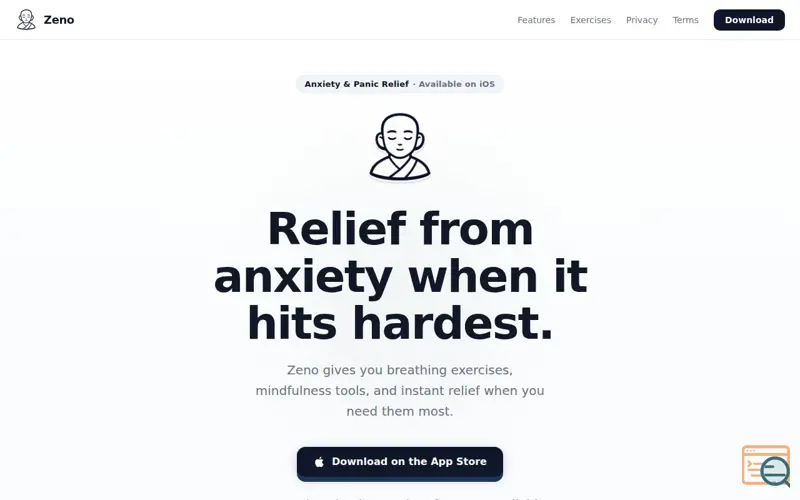 Screenshot of Zeno - Anxiety & Panic Relief