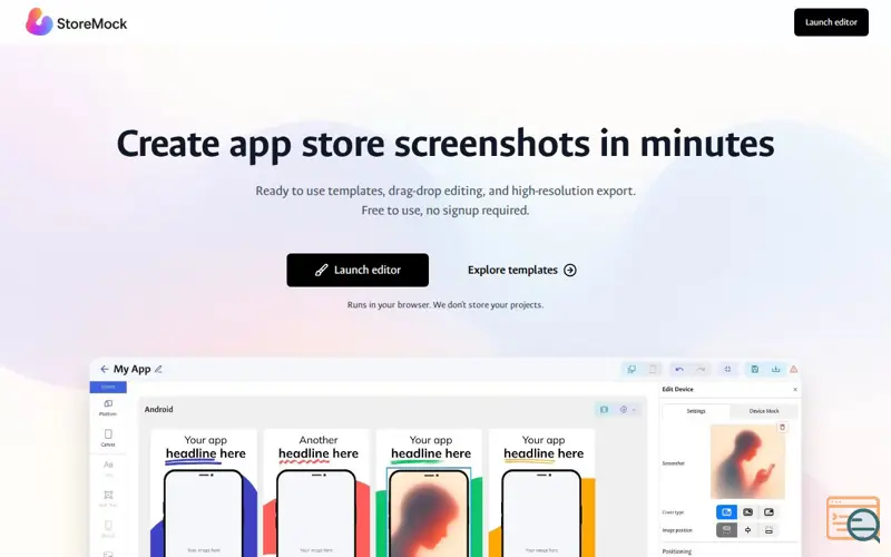 Screenshot of Storemock