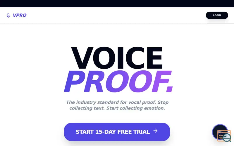 Screenshot of Voice Review Pro