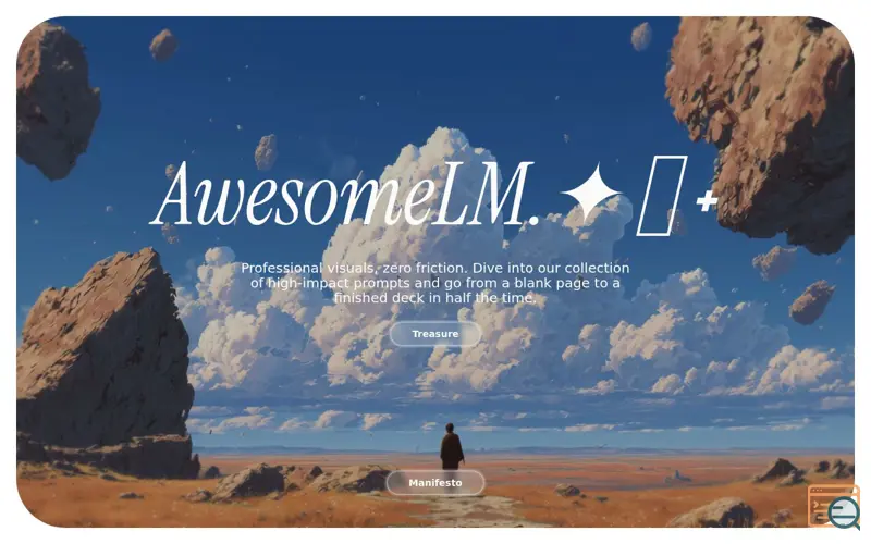 Screenshot of AwesomeLM