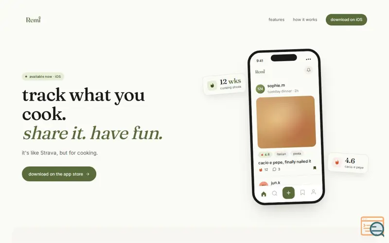 Screenshot of Remi - Share your cooking