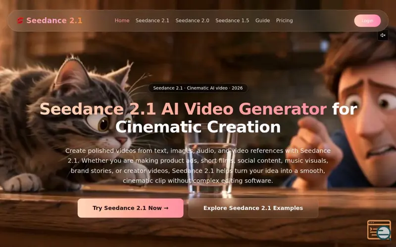 Screenshot of Seedance 2.1