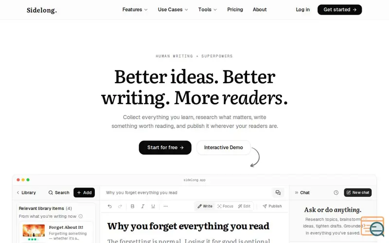 Screenshot of Sidelong