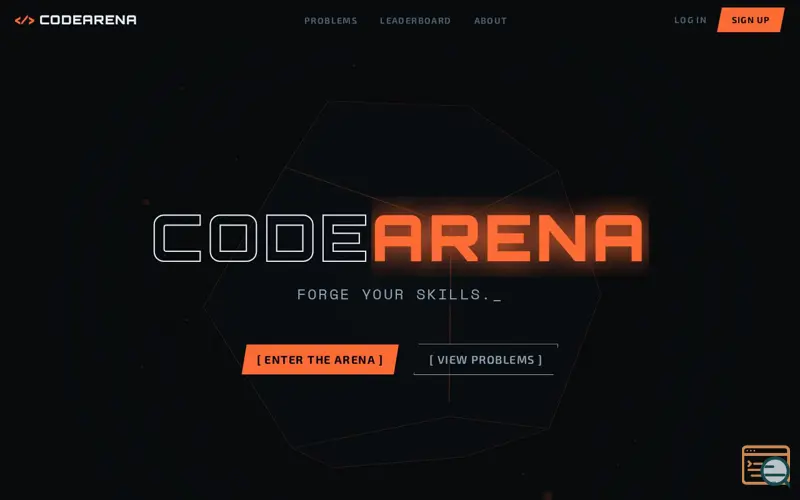 Screenshot of CodeArena