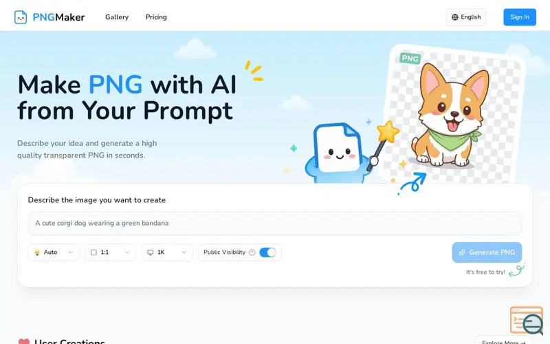 Screenshot of PNGMaker